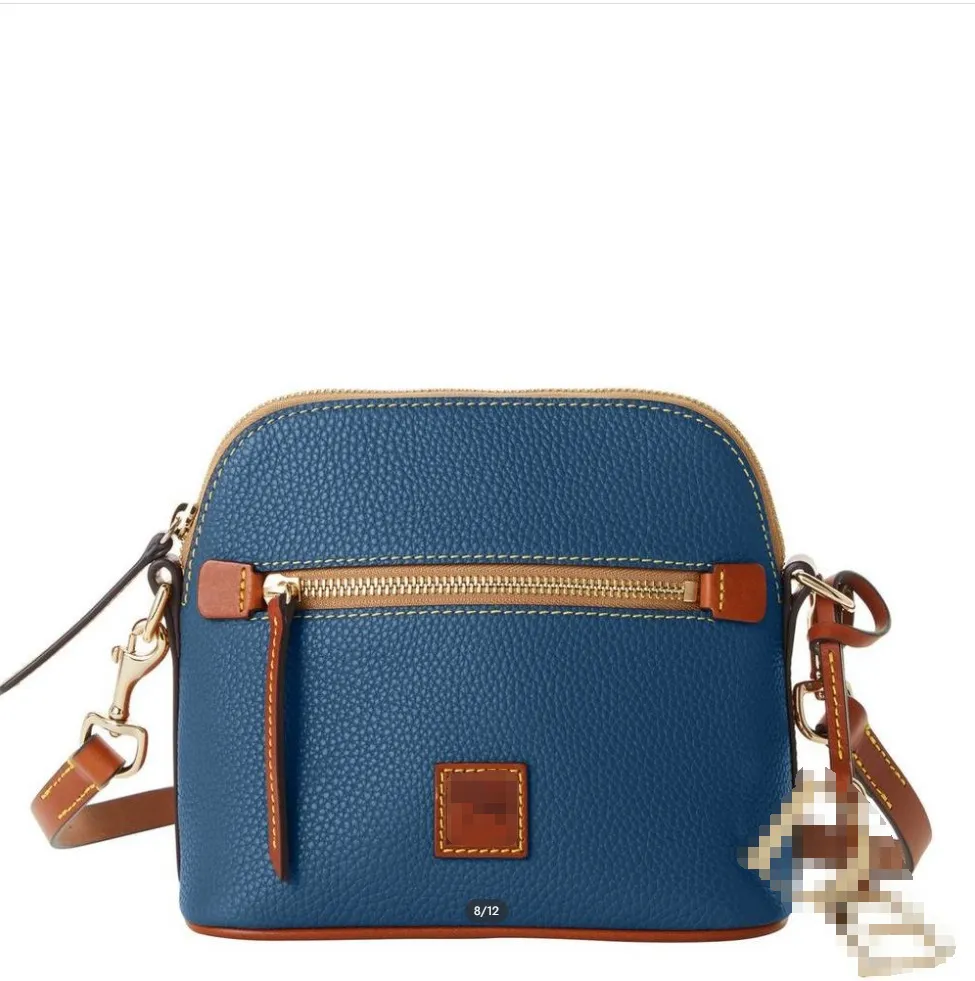 Pebble Grain Domed Crossbody