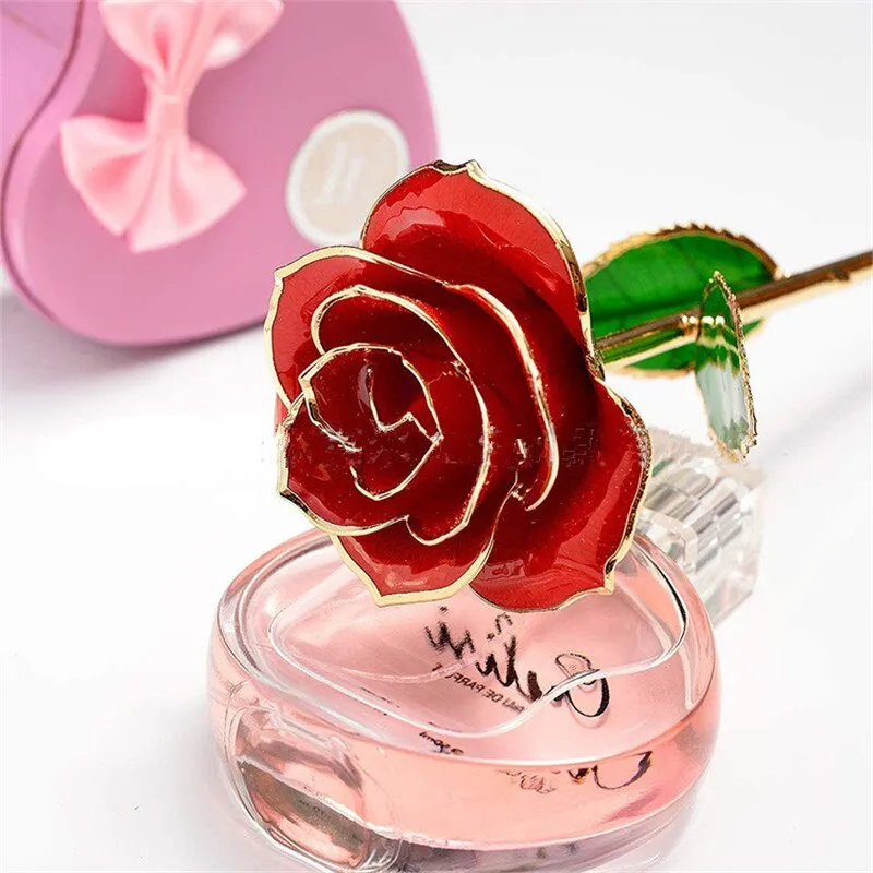 🌹Handmade 24 Karat Never Wither Dipped Rose💐 Global Free Shipping